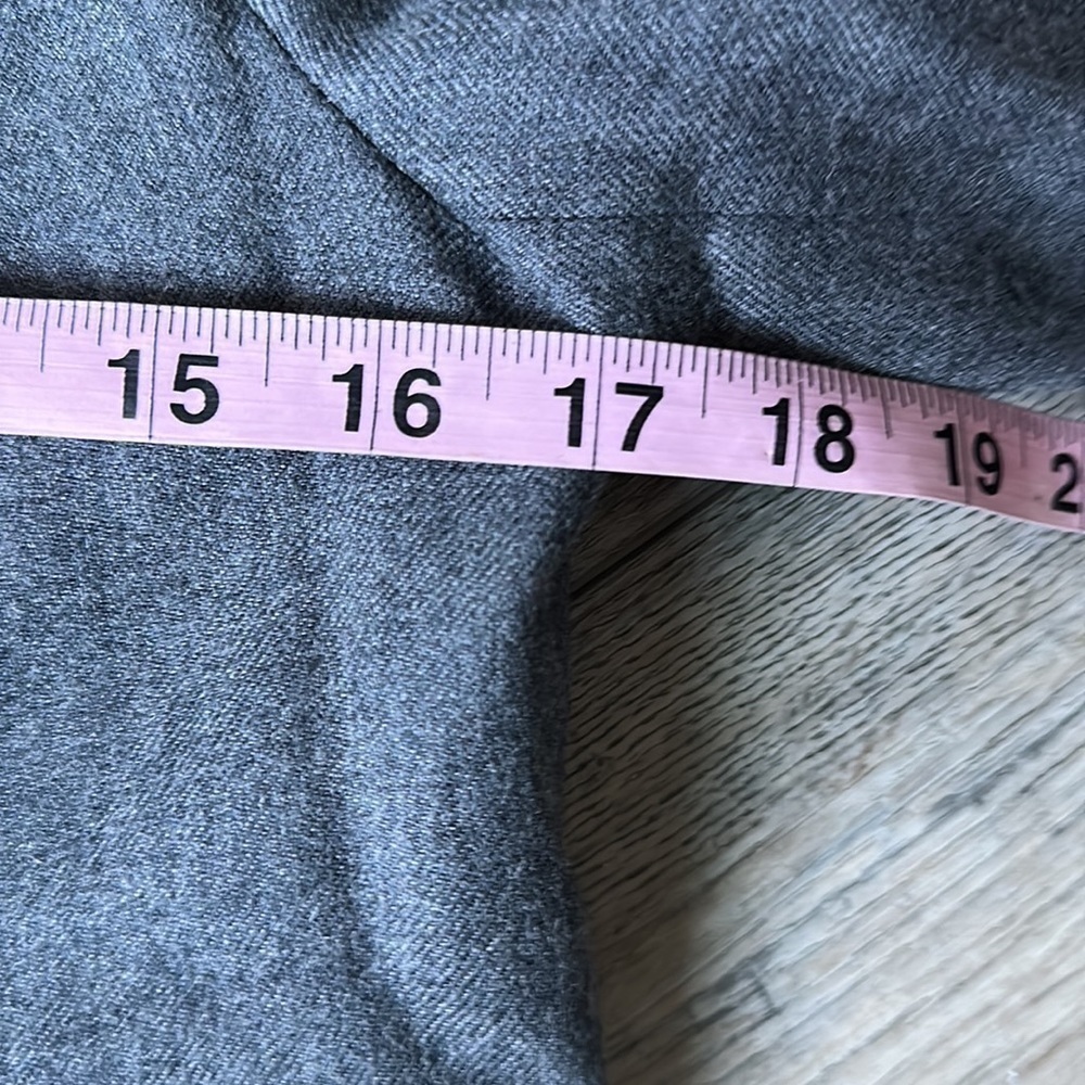 Pendleton suit size 8 jacket 10 pant gray Virgin Wool lined Career - Picture 6 of 11
